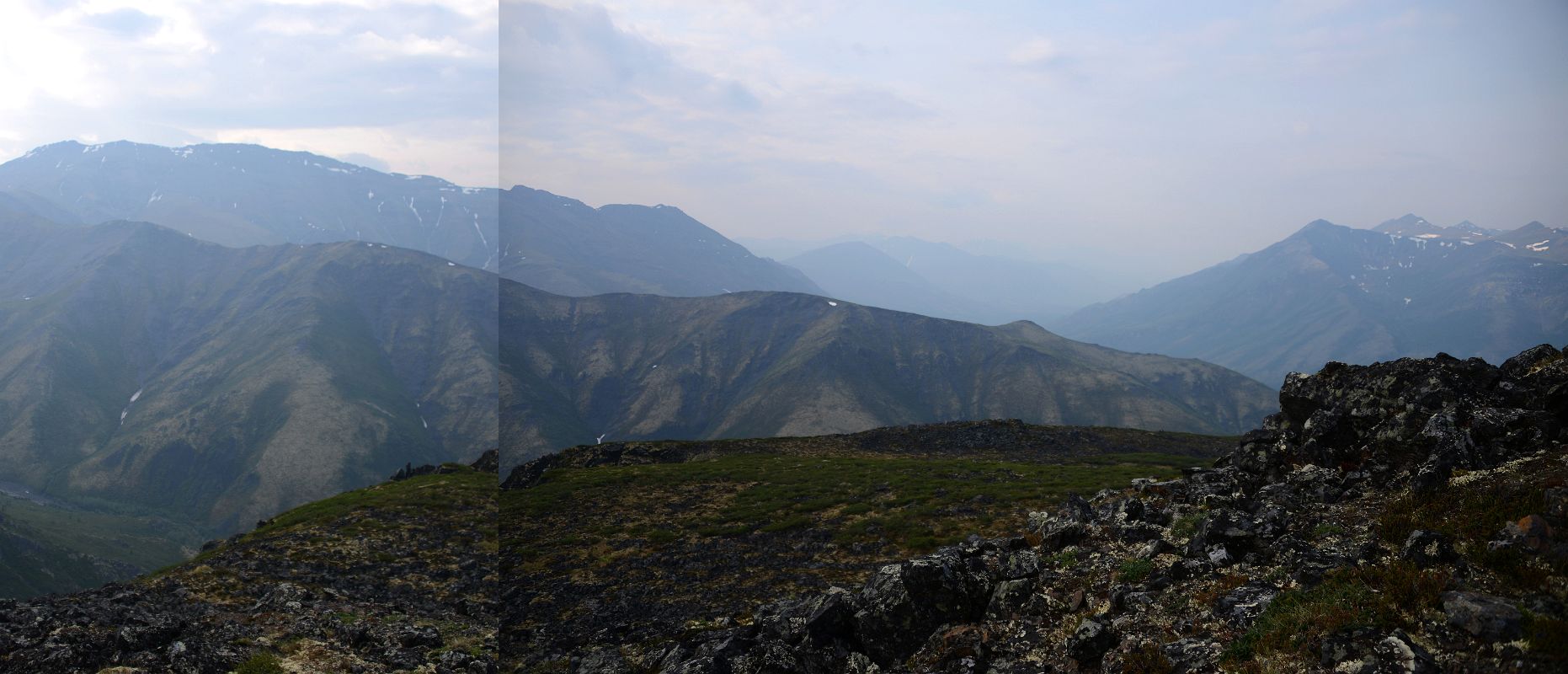 11C View To The South Includes Mount Chester Henderson From Top Of Goldensides Trail In Tombstone Park Yukon